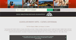 Desktop Screenshot of alcockandbrownhotel.com